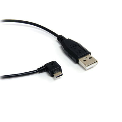 SITILESS CABLE USB TYPE A T MICRO B 350MM 90DEG