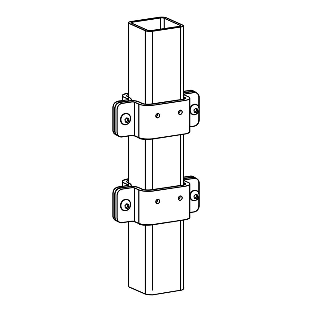 ERGOTRON 3X3 POST ARMS BRACKET GREY