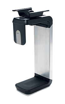 Humanscale CPU Holder 200, with Sliding Track in Black