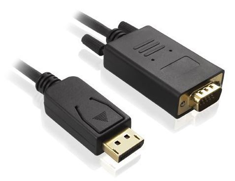 CABLE DISPLAY PORT TO VGA MALE TO MALE 1080P 2M