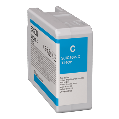 EPSON Cyan Ink Cartridge for ColorWorks C6010/C6510 (80ml)