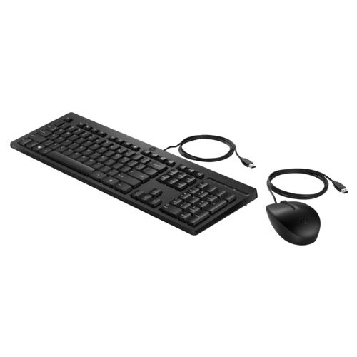 HP QWERTY Keyboard & Mouse Bundle - USB Interface