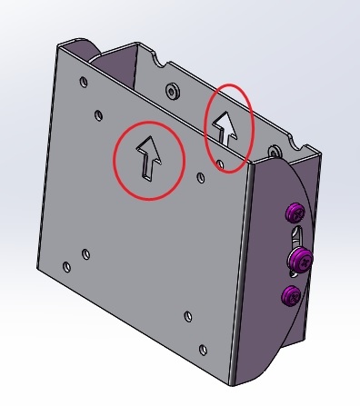 ELEMENT KIOSK TILTABLE PLATE BLK FOR SSK-E22