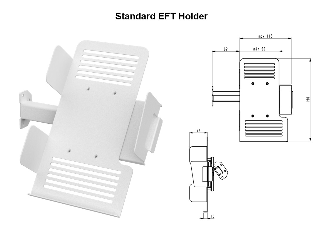 ELEMENT KIOSK SSK-P EFTPOS HOLDER - STANDARD