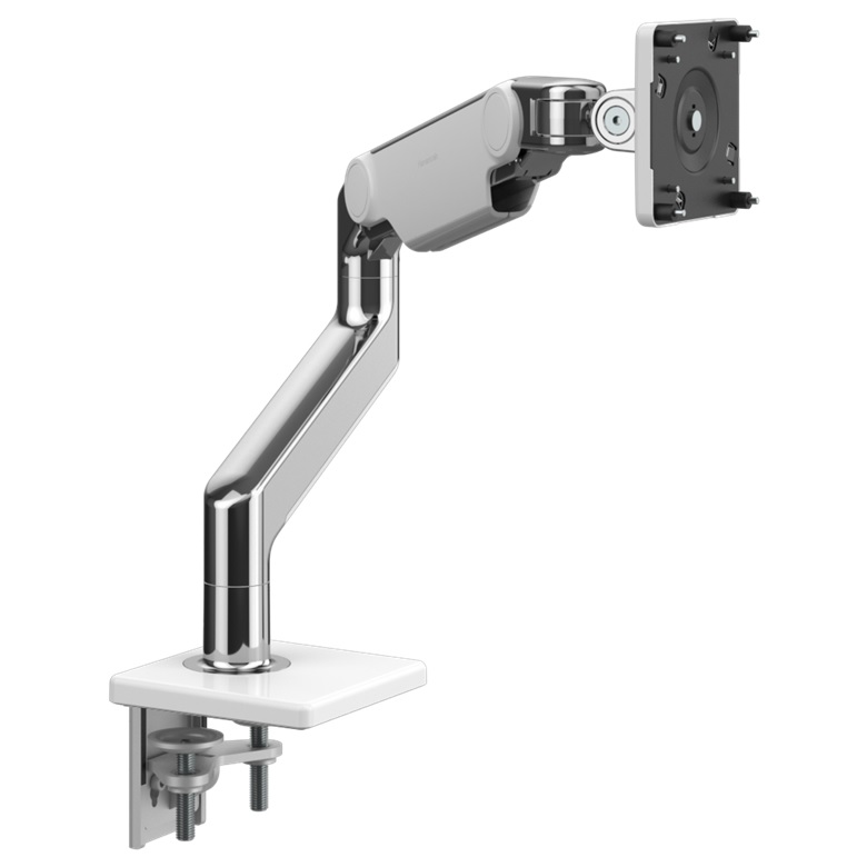 HUMANSCALE MON ARM M8.1 SNG CLAMP WHI (WHITE VESA)