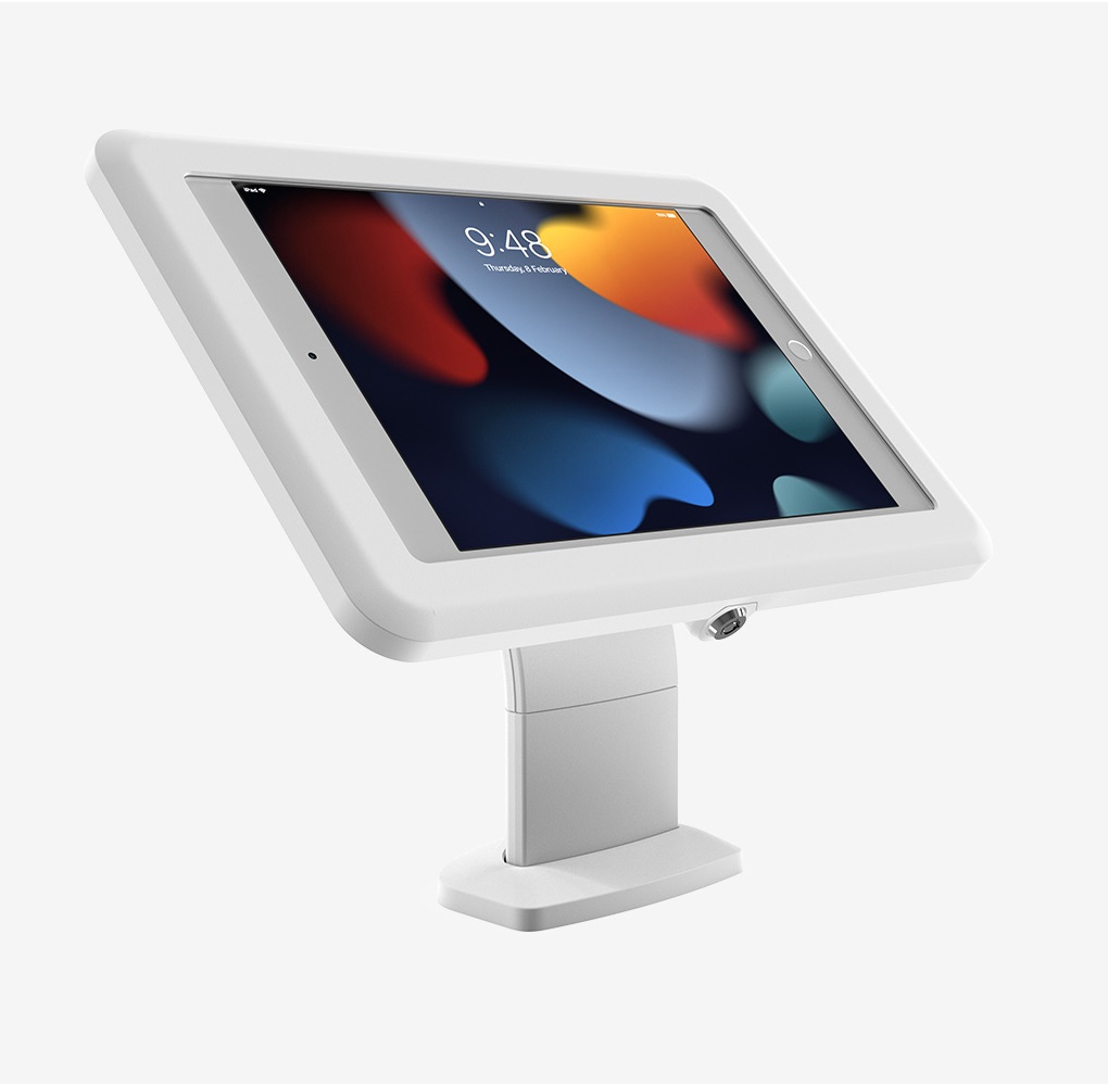 BOSSTAB STAND ELITE EVO SCREW MOUNT IPAD 10.2 WHI