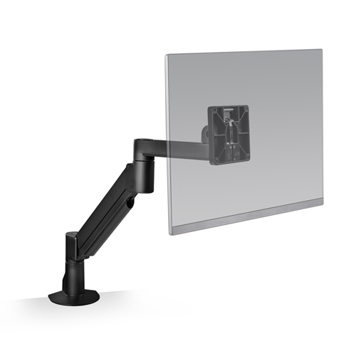 HAT Collective 7000 Single HD Monitor Arm with Top down Clamp - Supports Monitors 6-12.7Kg