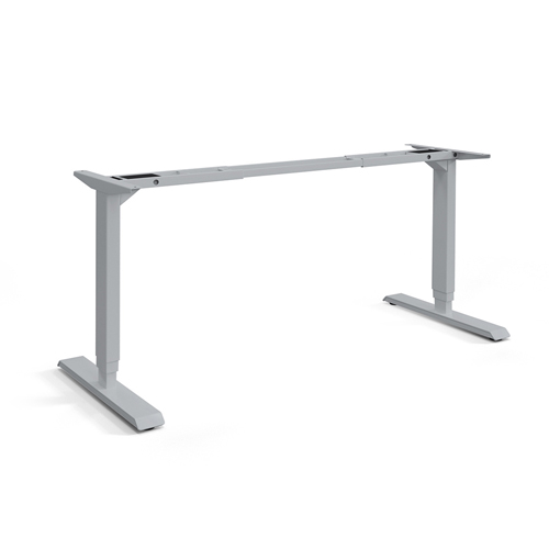 HAT (HI-HAT) Desking Frame with Dual Motors, Anti-Collision and 3 Stage Legs - Silver