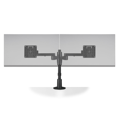 HAT Collective STAXX Dual Monitor Arm with Top Down Clamp - Supports up to 9kg per Monitor