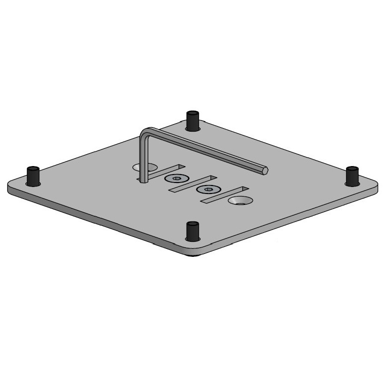 SPACEPOLE VESA 75 PLATE FOR MULTIGRIP