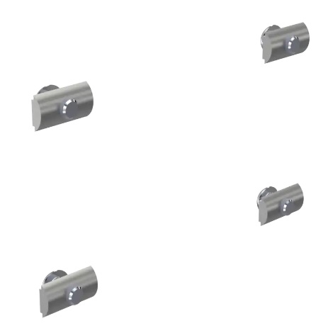 SPACEPOLE RAIL CONNECTOR NUTS