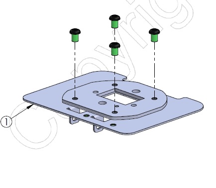 SPACEPOLE TOSHIBA SCO 7 ADAPTER BLK FOR STACK