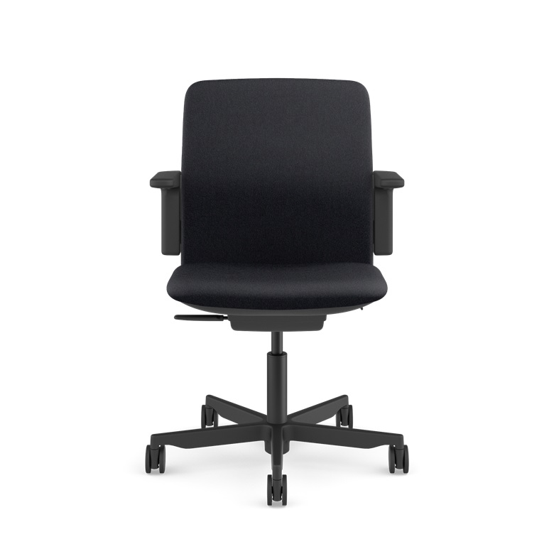 HUMANSCALE CHAIR PATH ADJARMS FSEK BLK