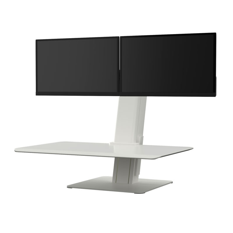 HUMANSCALE QUICKSTAND ECO DUAL 2GEN WHI