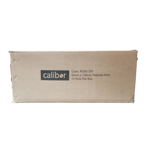 CALIBOR THERMAL PAPER 80X135 12 ROLLS/BOX