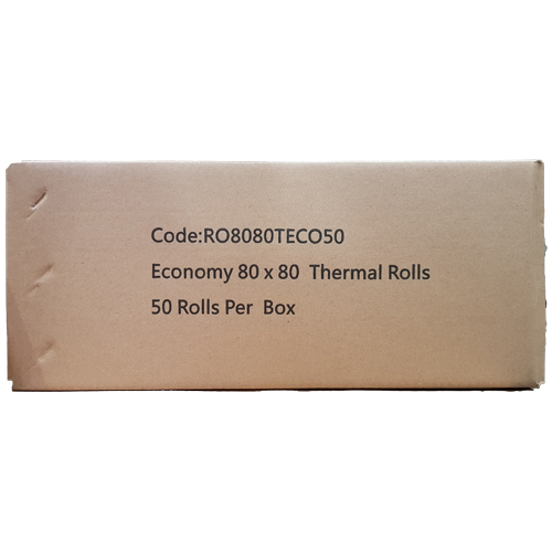 ECO PAPER THERMAL 80X80 50 ROLLS/BOX