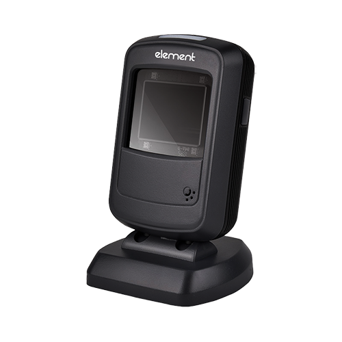 Element P220 2D Desktop Scanner, USB, Black