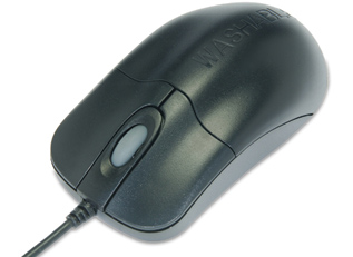 SEAL MOUSE IP68 SCROLL USB BLACK