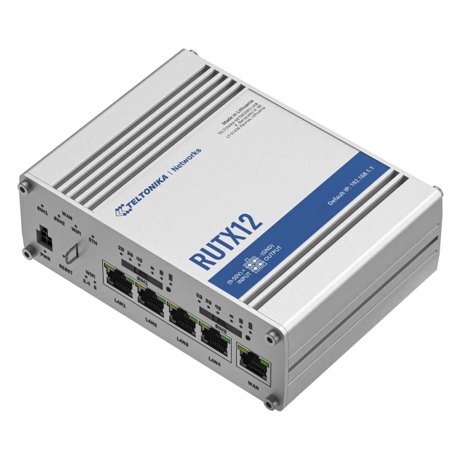 TELTONIKA RUTX12 DUAL LTE CAT 6 ROUTER