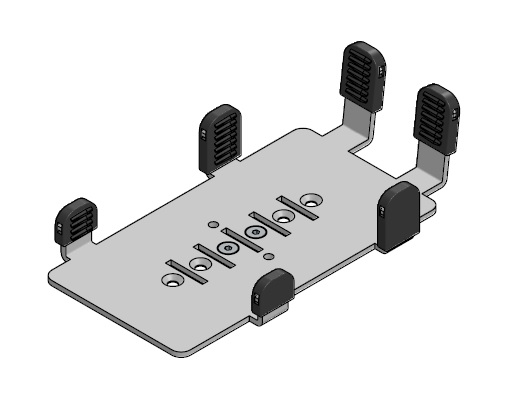 SPACEPOLE MULTIGRIP FOR VERIFONE P400 BLACK