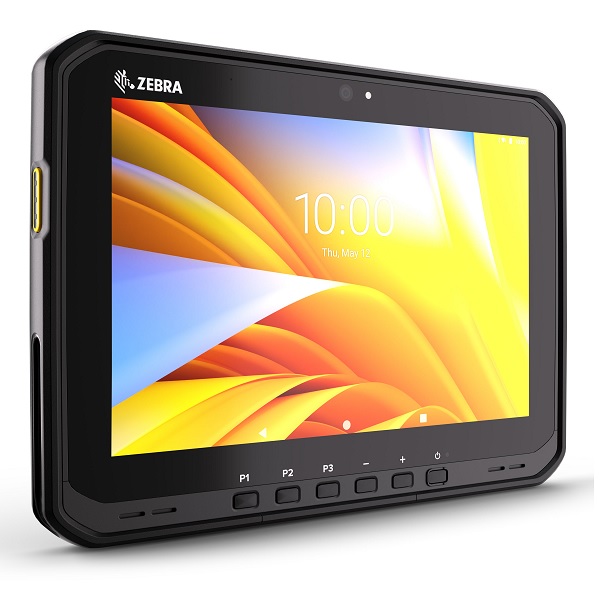 Zebra ET60 10" Rugged Tablet, Standard Touch Screen, 8/128GB RAM/Flash, Android, GMS, No Battery