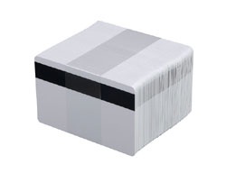 ZEBRA CARDS PVC 30MIL HICO 500/BOX WHI