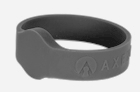 AXEZE WRISTBAND SILICON BAND LF 134.2KHZ 65MM GREY