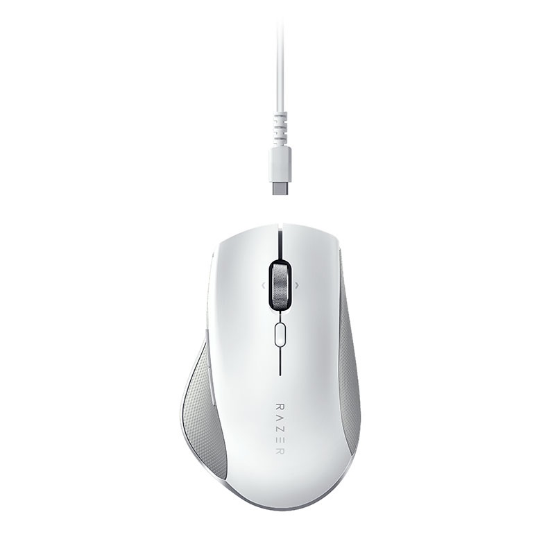 Humanscale x Razer Pro Click Wireless Mouse in White